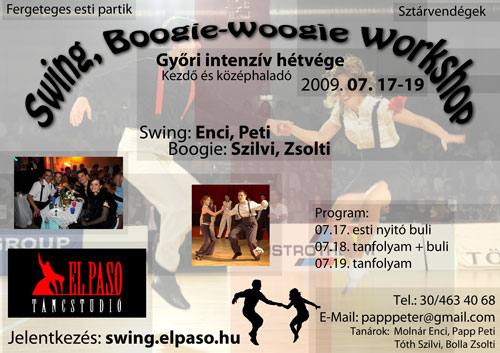 Swing, Boogie-Woogie Workshop